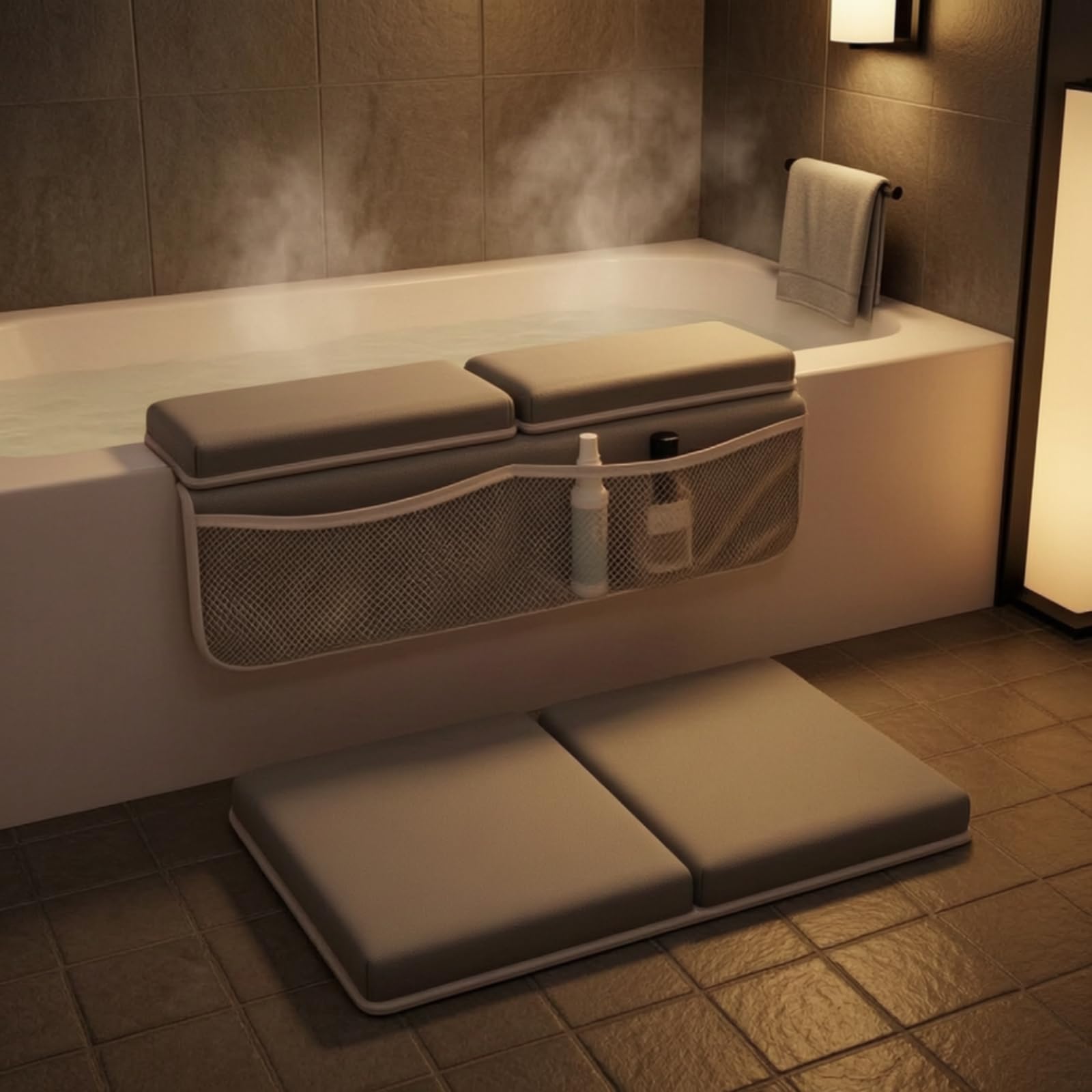 Inginocchiatoio da Bagno Morbido | Imbottito, Cuscino per Ginocchia da Bagno, Bagnetto
