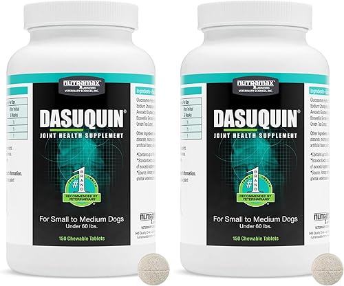 Miniatura 10 de Nutramax Dasuquin para perros pequeños a medianos, suplemento de salud articular, contiene glucosamina para perros, además de condroitina, ASU y