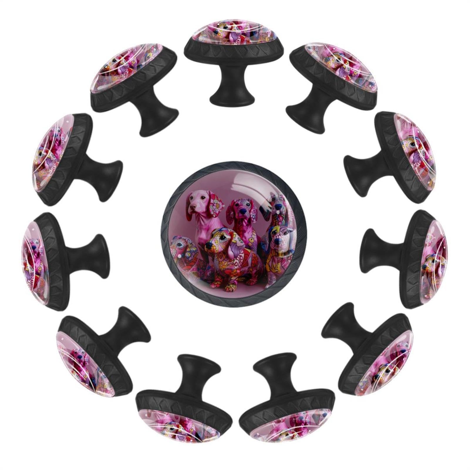 Boutons de tiroir ronds en cristal transparent étincelant pour sublimer votre mobilier de maison