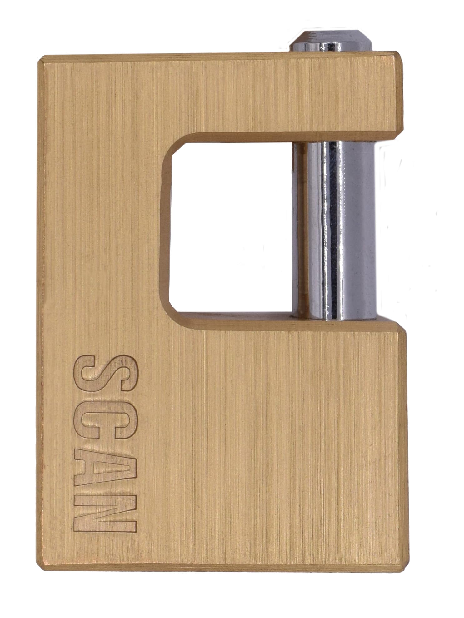 SCAN SCAPLB60SHUT Brass Shutter Padlock