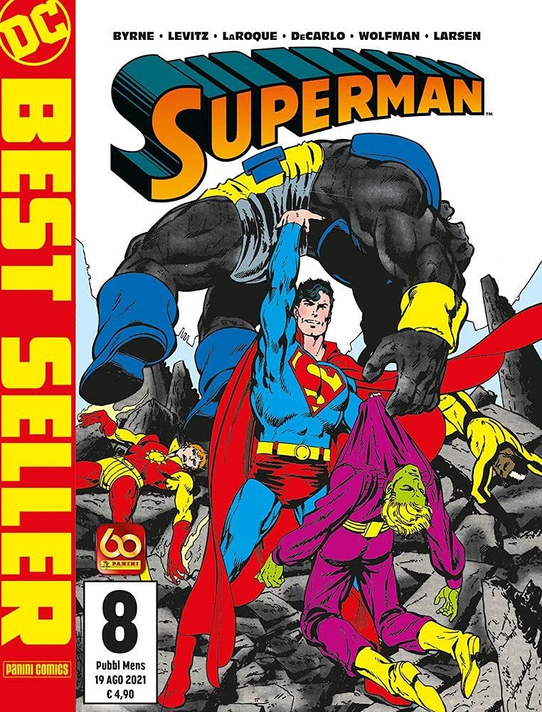 Fumetto John Byrne Superman N° 8 - DC 8 - Panini Comics - English