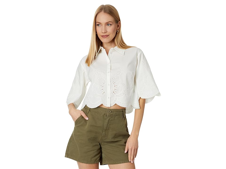 Joie Pheobe Top (Porcelain) Women's Clothing INTERNATIONAL SHIPPING