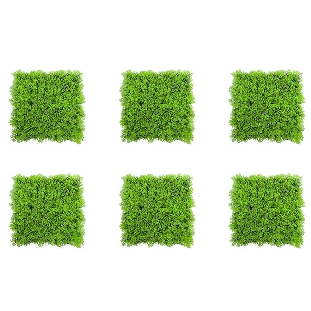 Frsoinor 6X Agua Falta Artística Agua Verde Hierba Planta Césped Acuario Paisaje