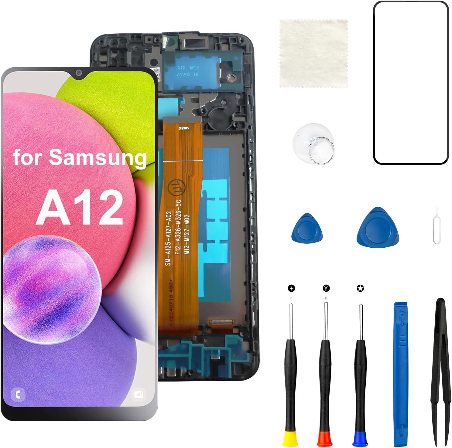 Samsung Galaxy A12 A125U       A12 Nacho a127 s127dl a125a a125w LCD           6.5
