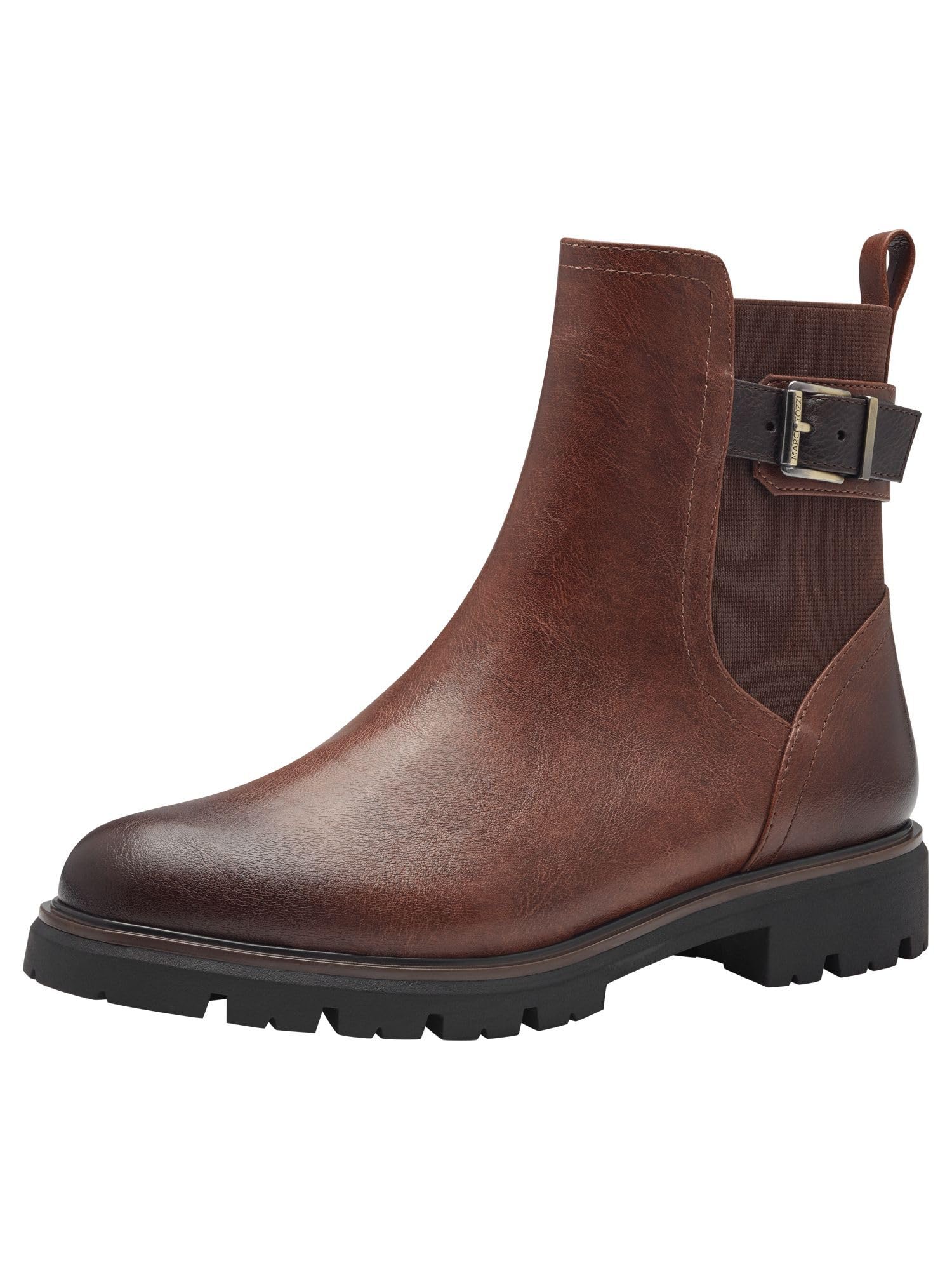 MARCO TOZZI Women's Chelsea Boots 2-25420-43, Cognac Comb, 6 UK
