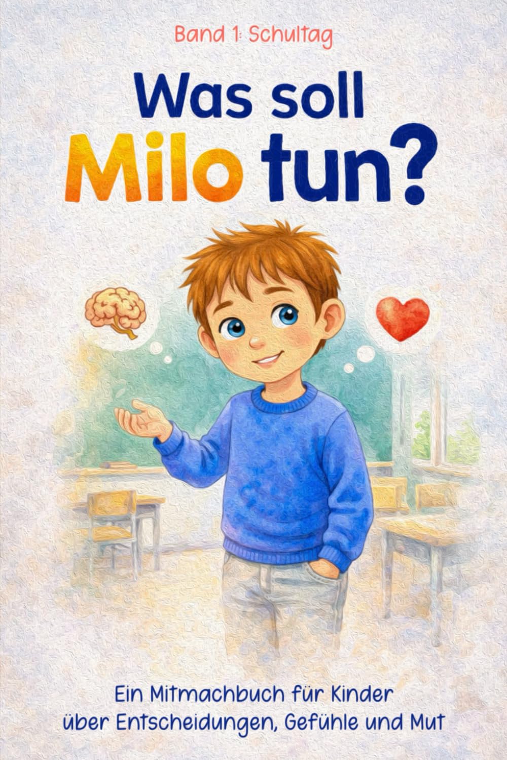 Was soll Milo tun? - Schultag: Ein Mitmachbuch für Kinder über Entscheidungen, Gefühle und Mut
