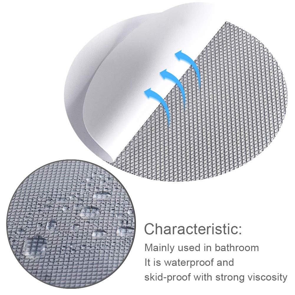 SENSOUSONG Non Slip Bath Mat Shower Stickers Clear & NonAbrasive