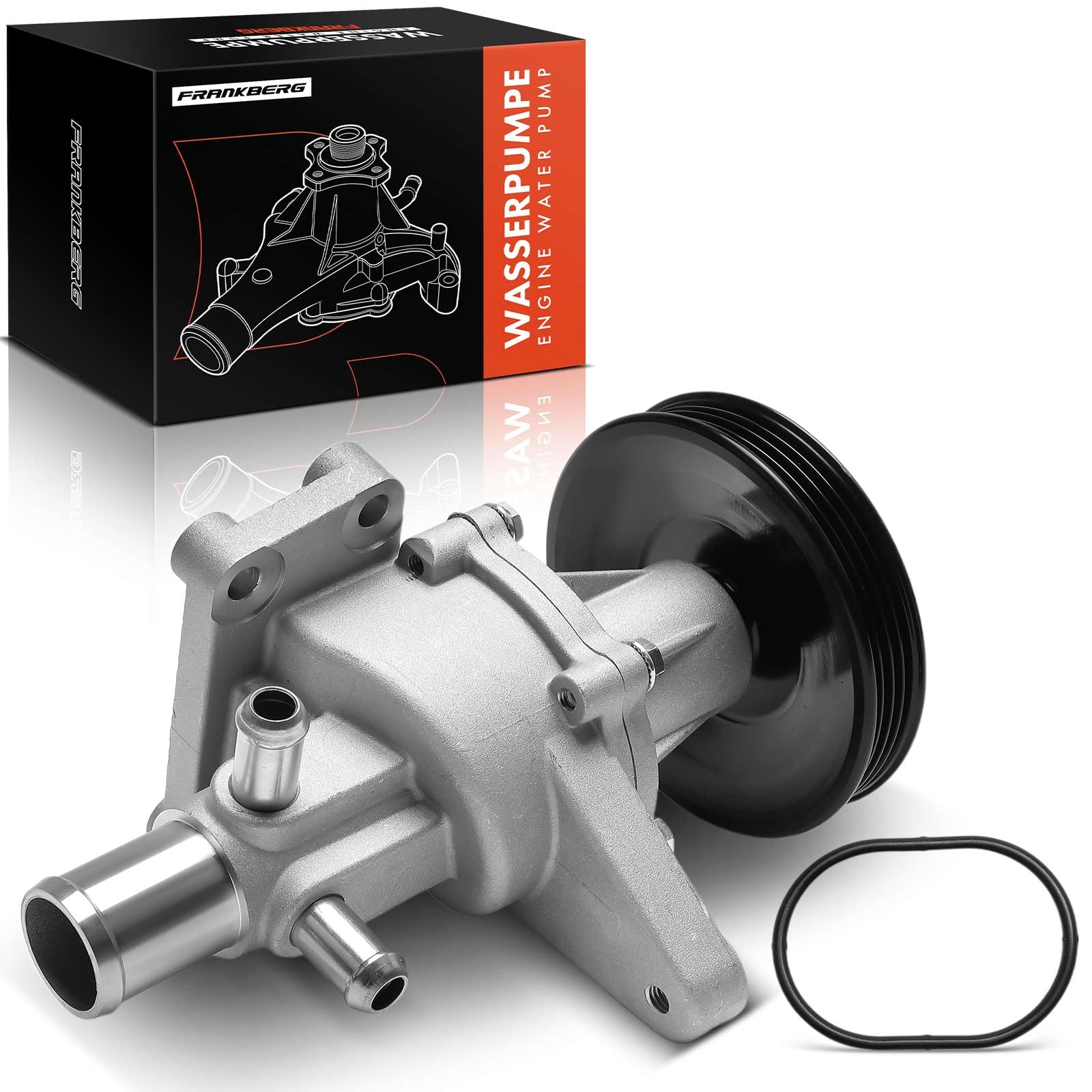 Frankberg Refrigerante de bomba de agua con junta para gasolina 96416294 | Compatible con: Aveo/Kalos Saloon T250 T255, Aveo/Kalos Hatchback T250 T255, Spark M300, Kalos sedán KLAS