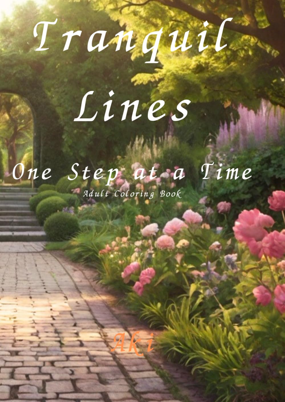 Tranquil Lines: One Step at a Time:Adult Coloring Book