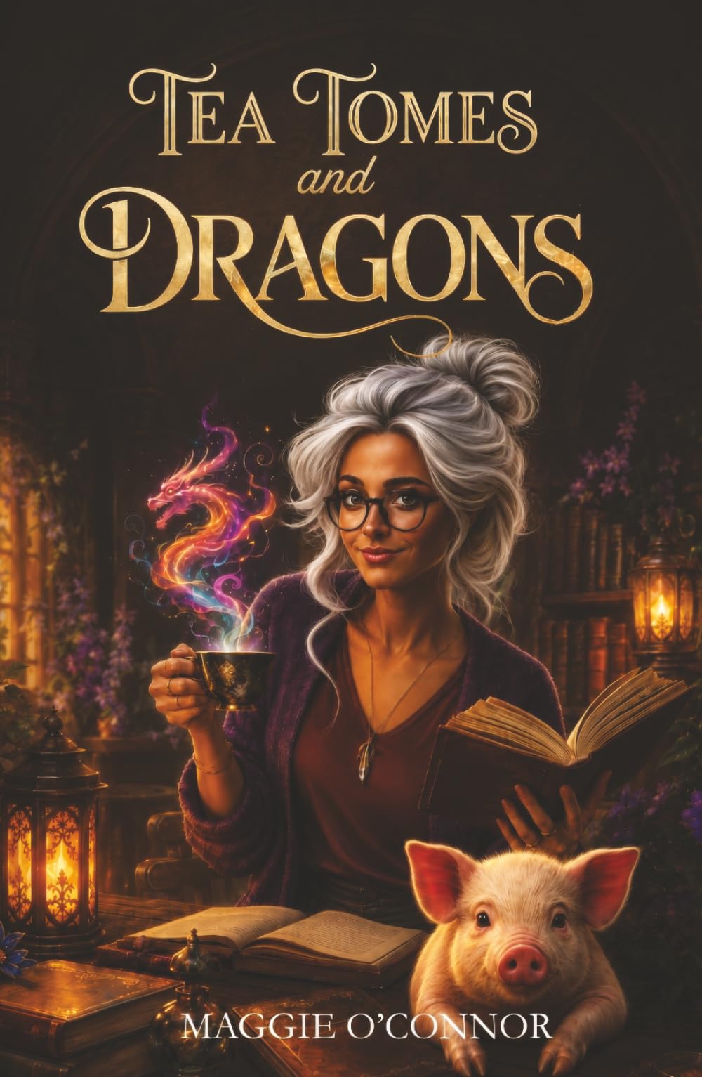 Tea, Tomes, and Dragons: A Cozy Fantasy Bookshop Mystery (The Ashcroft Bookshop Mysteries)