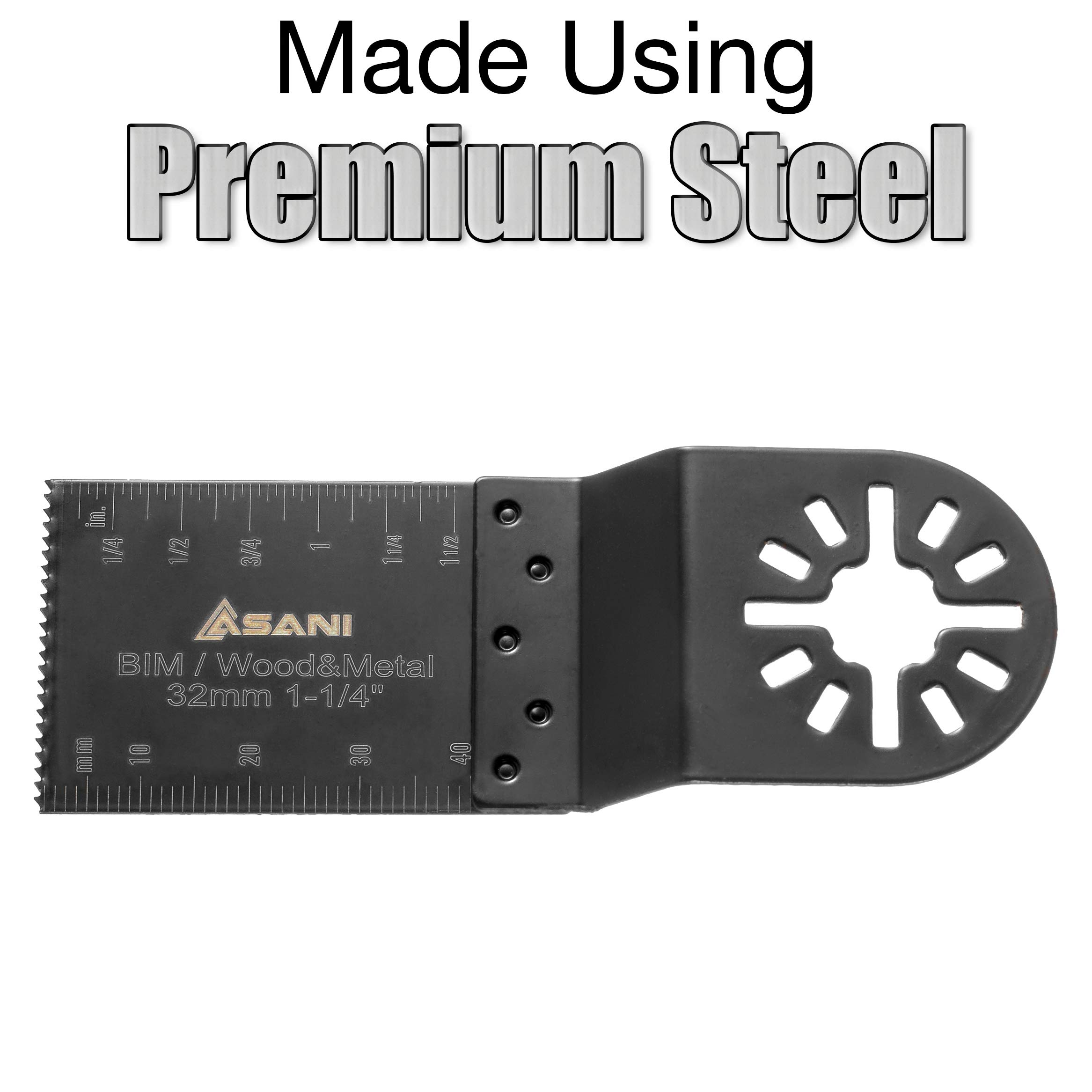 24Piece Oscillating MultiTool Saw Blades and Accessories Set, Multi