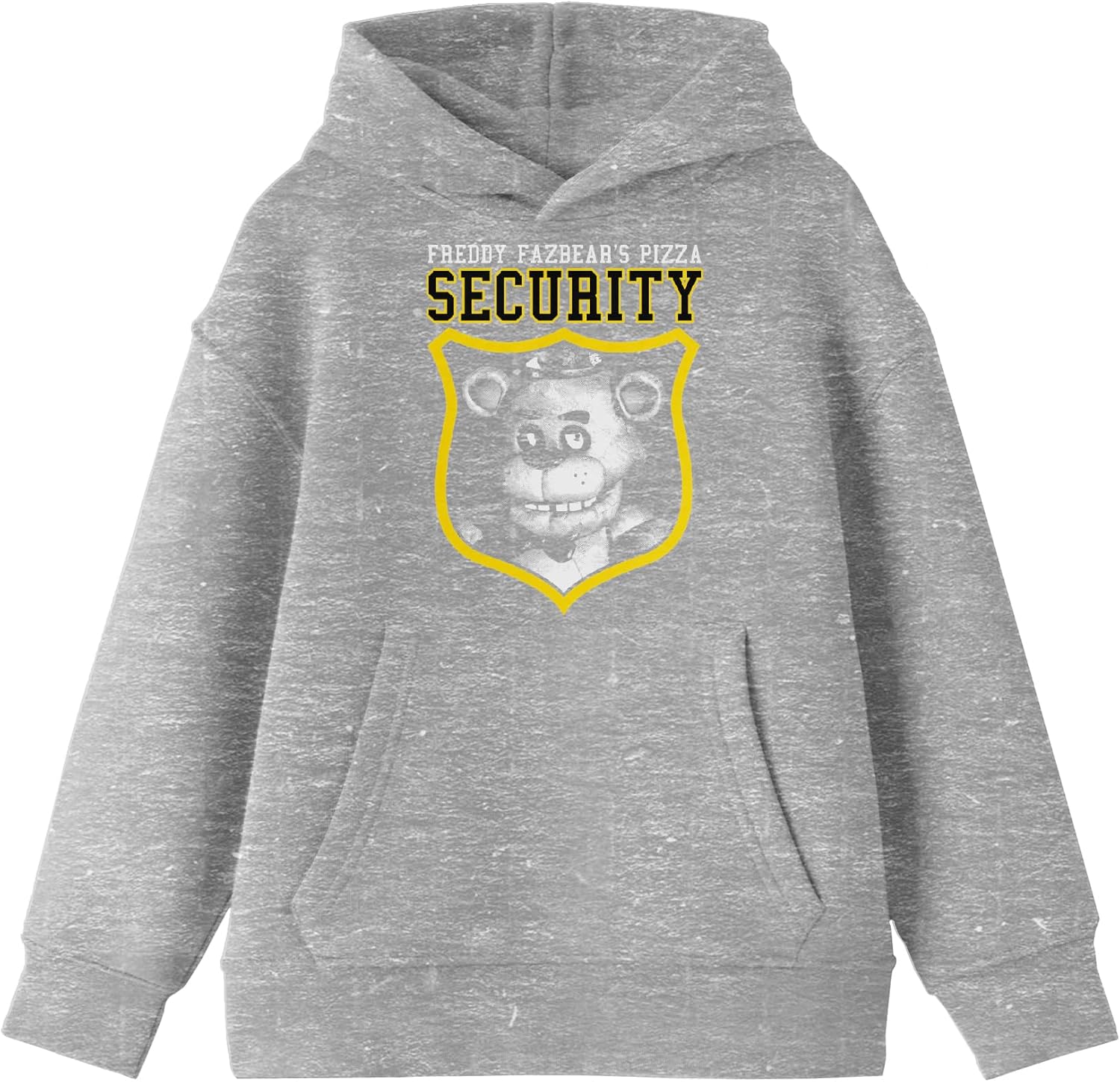 Bioworld Five Nights at Freddy's Fazbear's Pizza Security Youth Athletic Gray Hoodie