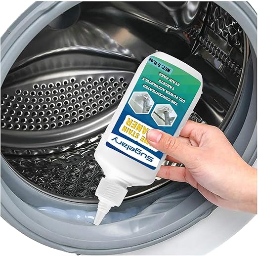 Sugelary Mold Stain Cleaning Gel, 5 fl oz Multi-Surface Household Cleaner for Washing Machine Seals, Fridge Gaskets, Tile Grout, Sink, and Bathroom Use