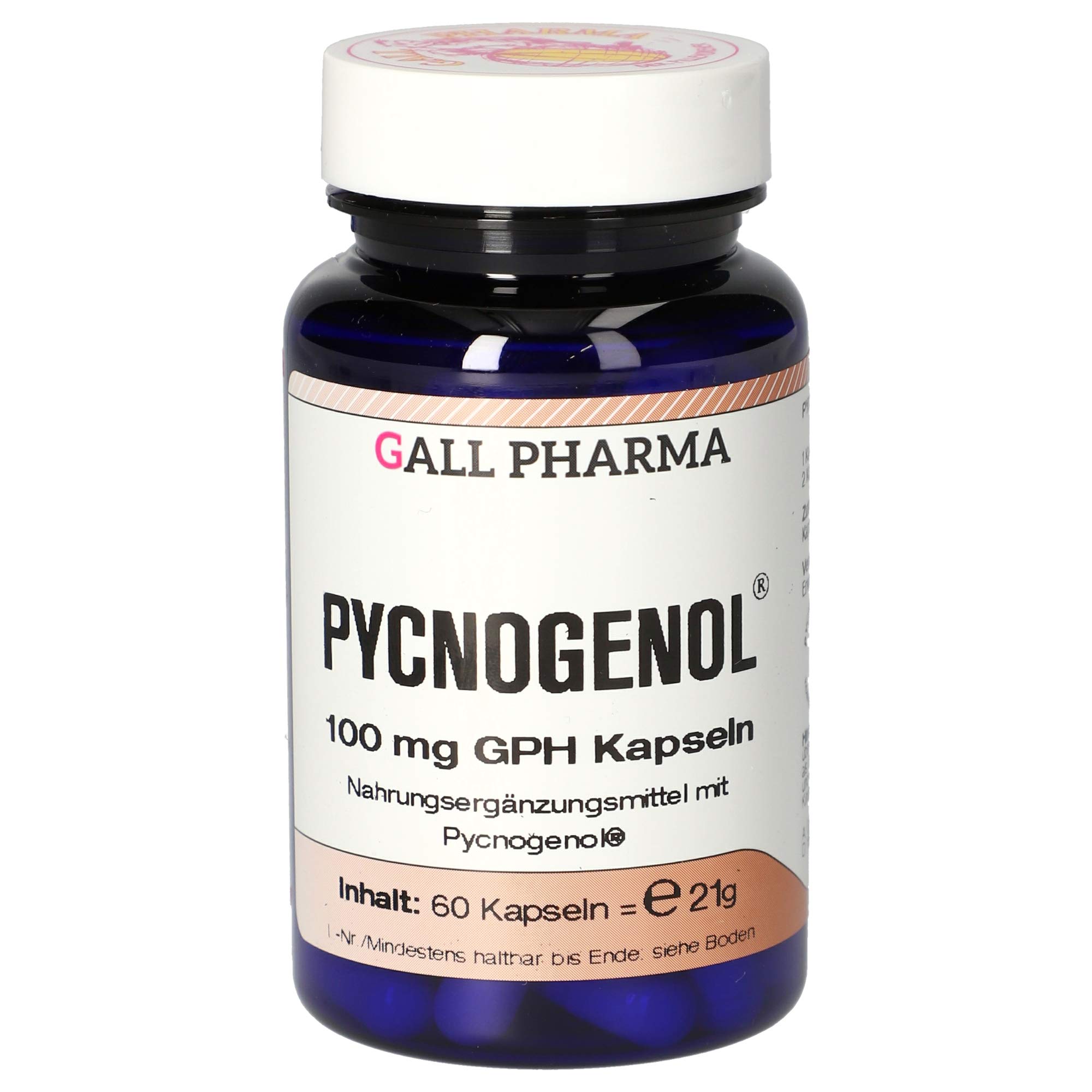 Gall Pharma Pycnogenol 100 mg GPH Kapseln, 1er Pack (1 x 60 Stück)