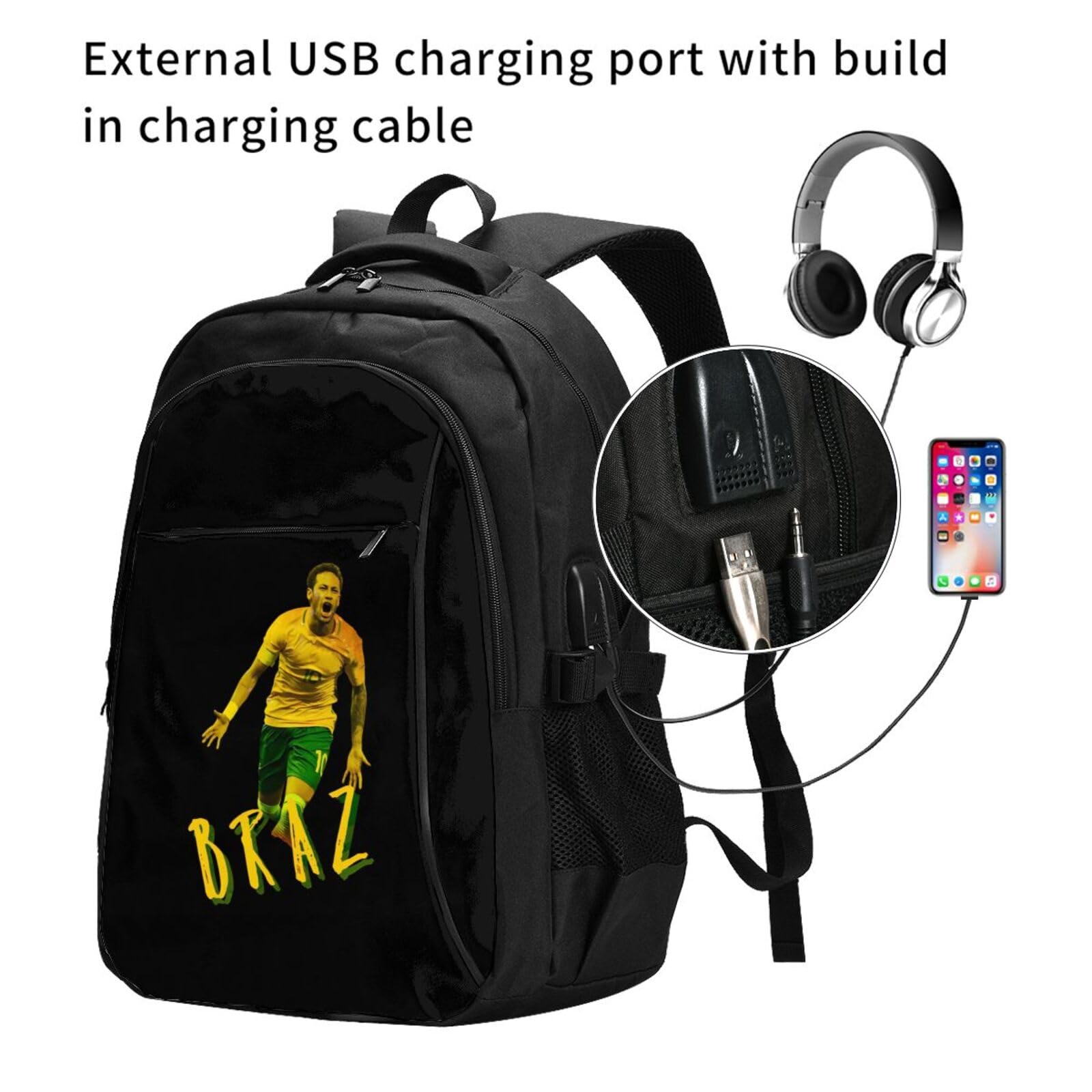Amazon.co.jp: リュック ネイマール Neymar ビジネスリュック バック 