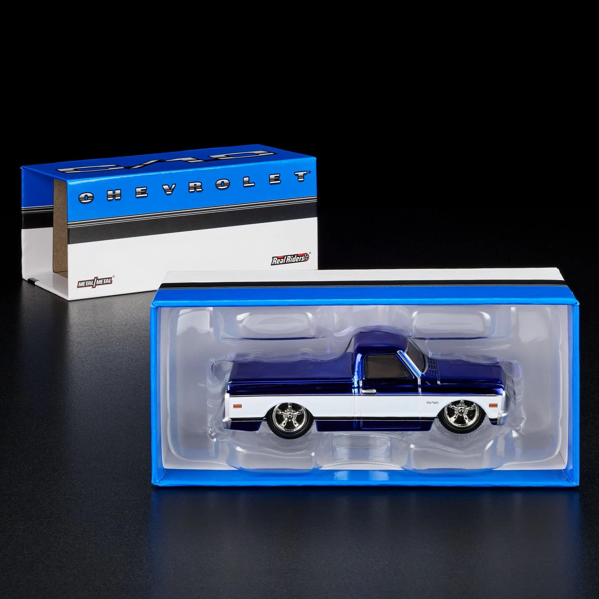 Amazon.com: Hot Wheels 1969 Chevy C-10 Navy Blue Collectors RLC  
