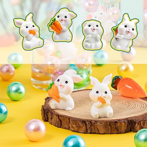 Miniatura 5 de HTZNHXT 120 piezas de relleno de jarrón de Pascua, cuentas de perlas multicolor de bastón de caramelo, perlas flotantes para jarrones, hogar, mesa,