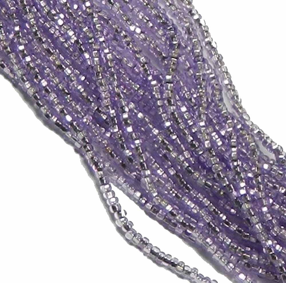 Czech 11/0 Traditional Glass Seed Beads 6 String Hank Preciosa 100 Colors U-Pick Silver Lined Amethyst Sol-Gel