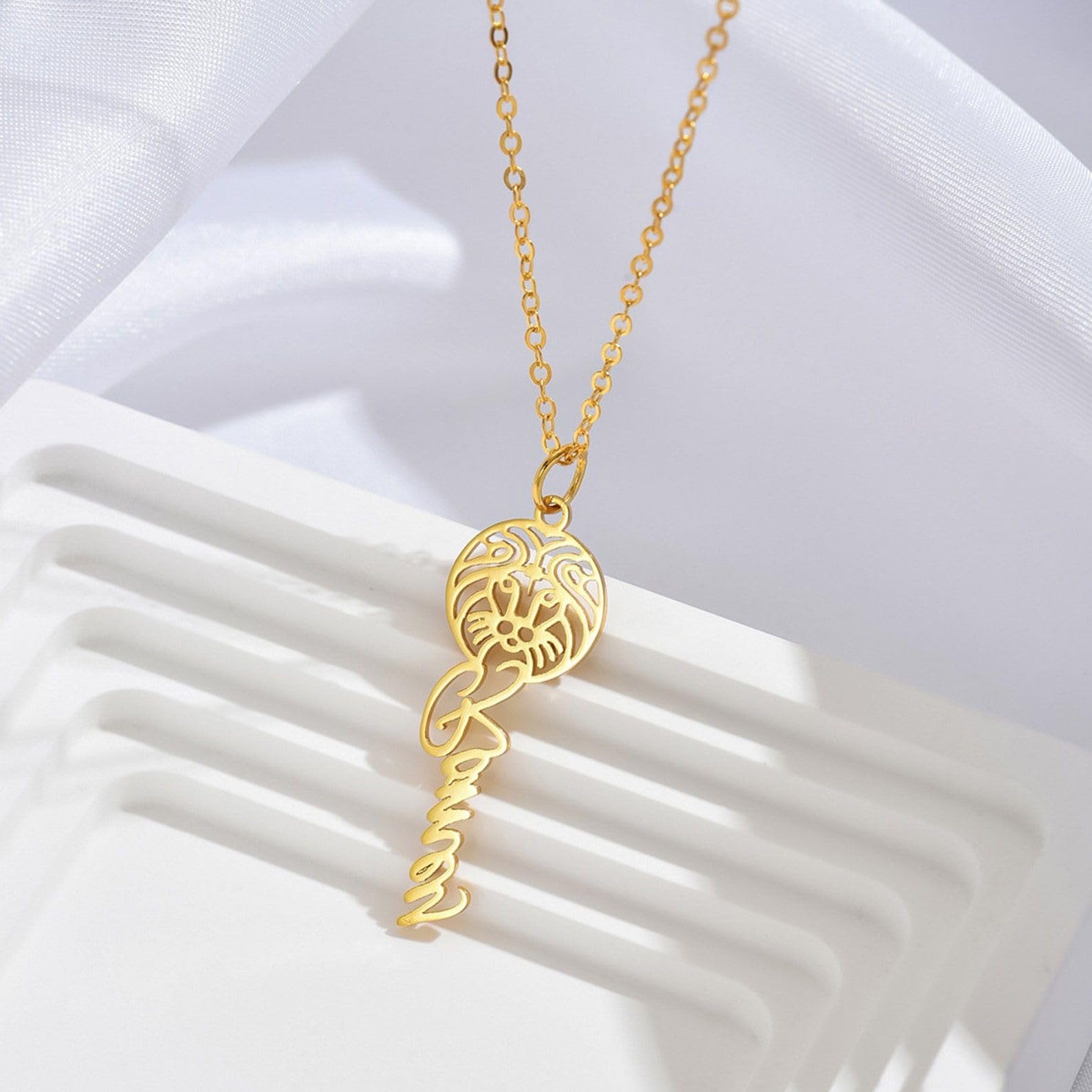 Zodiaco personalizado Nombre del signo Collar plata de ley 925 constelación Collar con nombre Astrology joyería Cumpleaños Día de la Madre Aniversario