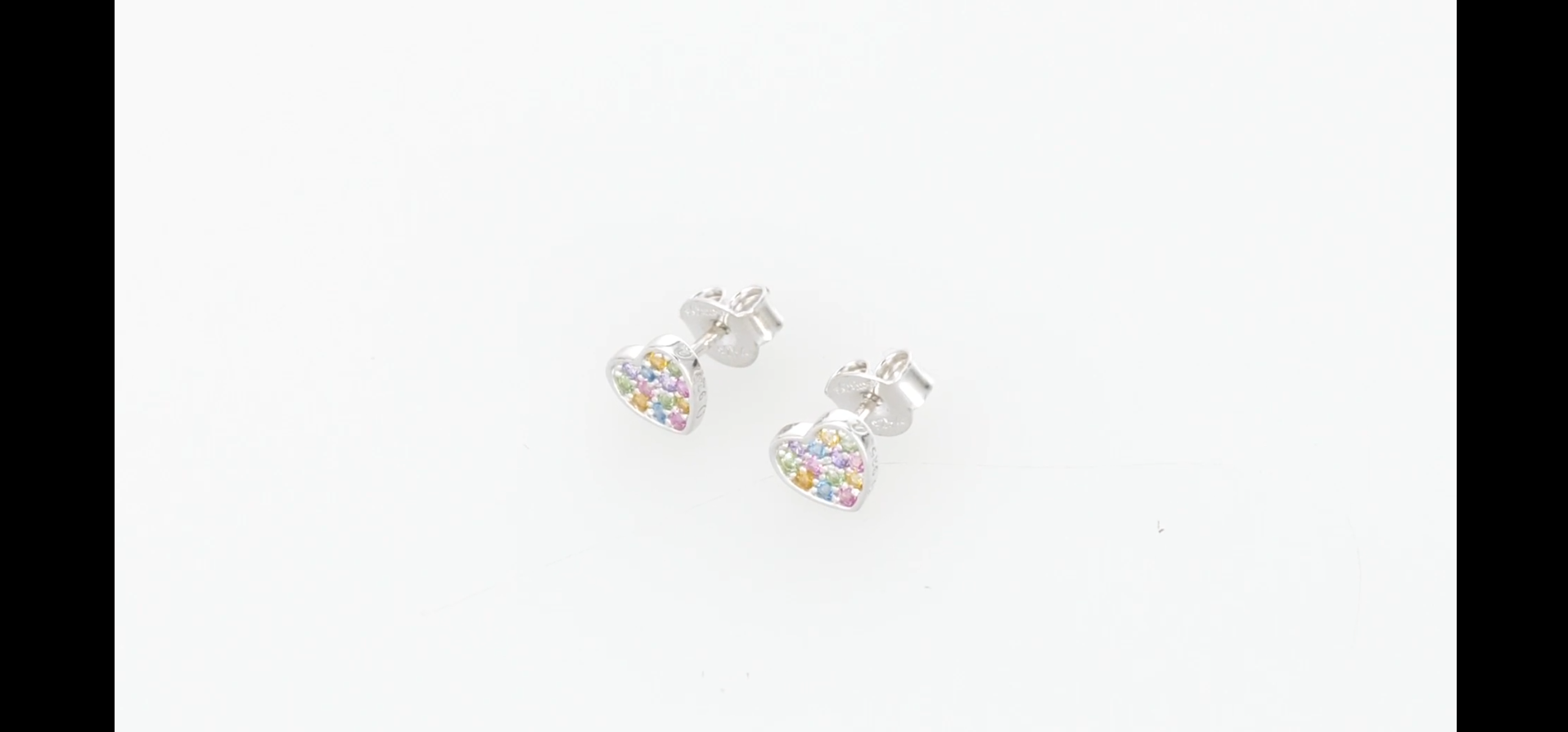 s.Oliver gioielli per bambini in argento sterling 925 ragazze, con zirconi sintetizzati, argento, unicorno, forniti una confezione regalo
