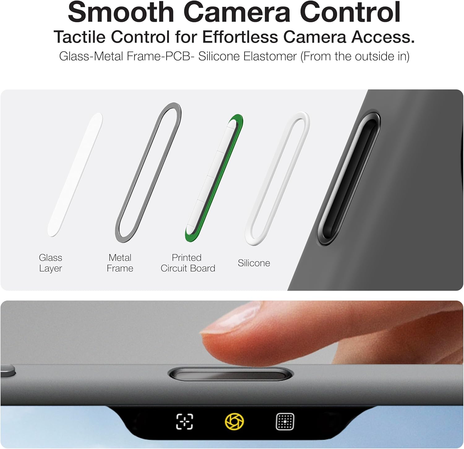 AMAZINGthing for iPhone 17 Pro Max [Cloudie MagSpin Case], Built-in 360° Spin Stand, Designed for MagSafe Accessories, 10FT Drop Proof, Magnetic Phone Cover, Skin-Friendly Silicone, Gray