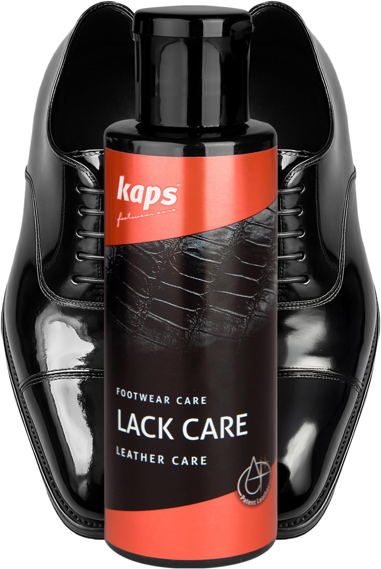Patent Leather Conditioner for Shoes Boots and Bags – Cleans Shines Protects Lacquered Varnished Synthetic Leather, Prevents Cracks, 100ml Lack Care