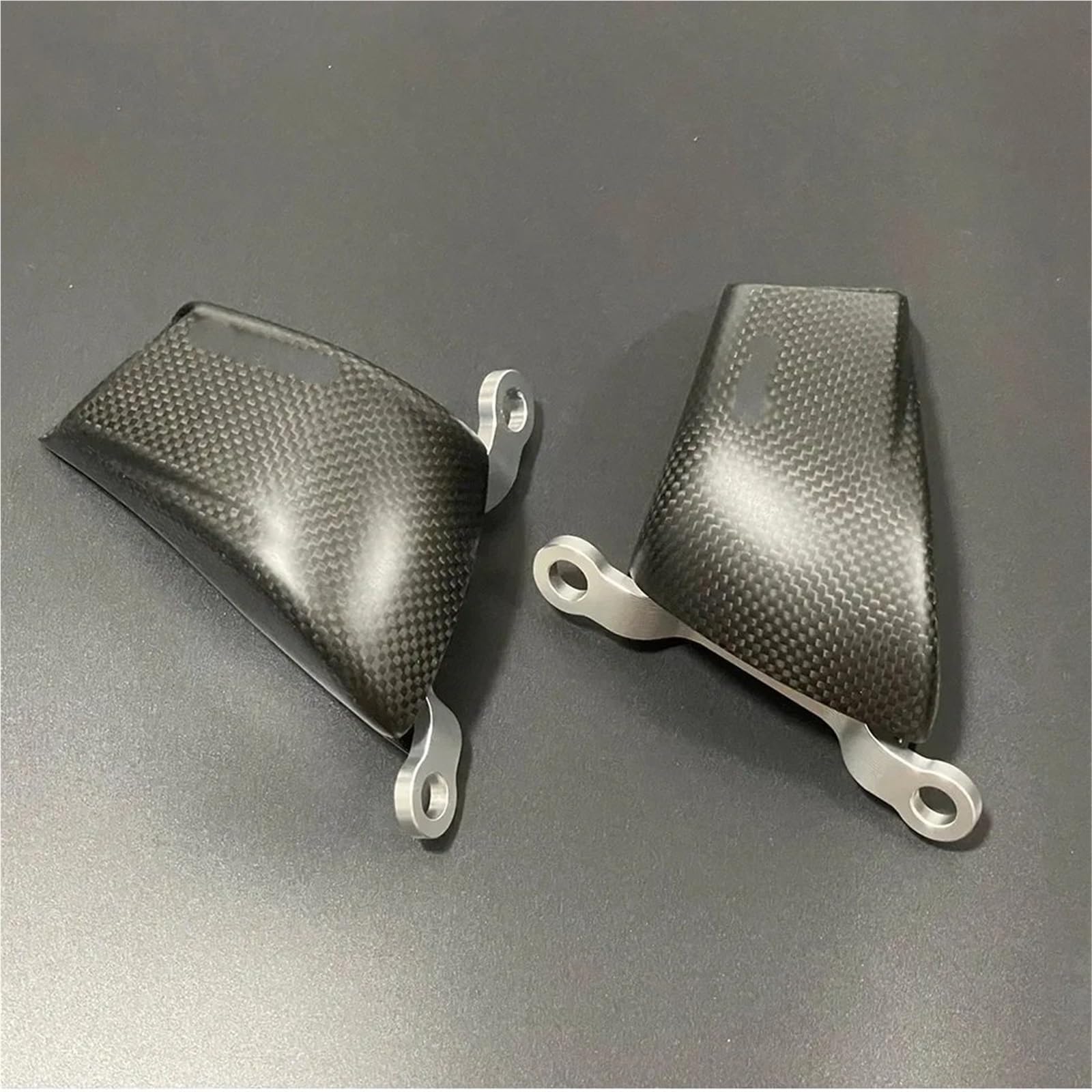 Conductos de refrigeración de aire de pinza Cubierta del radiador de la pinza del conducto de aire del freno delantero de motocicleta compatible con DUCATI PANIGALE V4 V4S Streetfighter V4/V4S(Gloss)