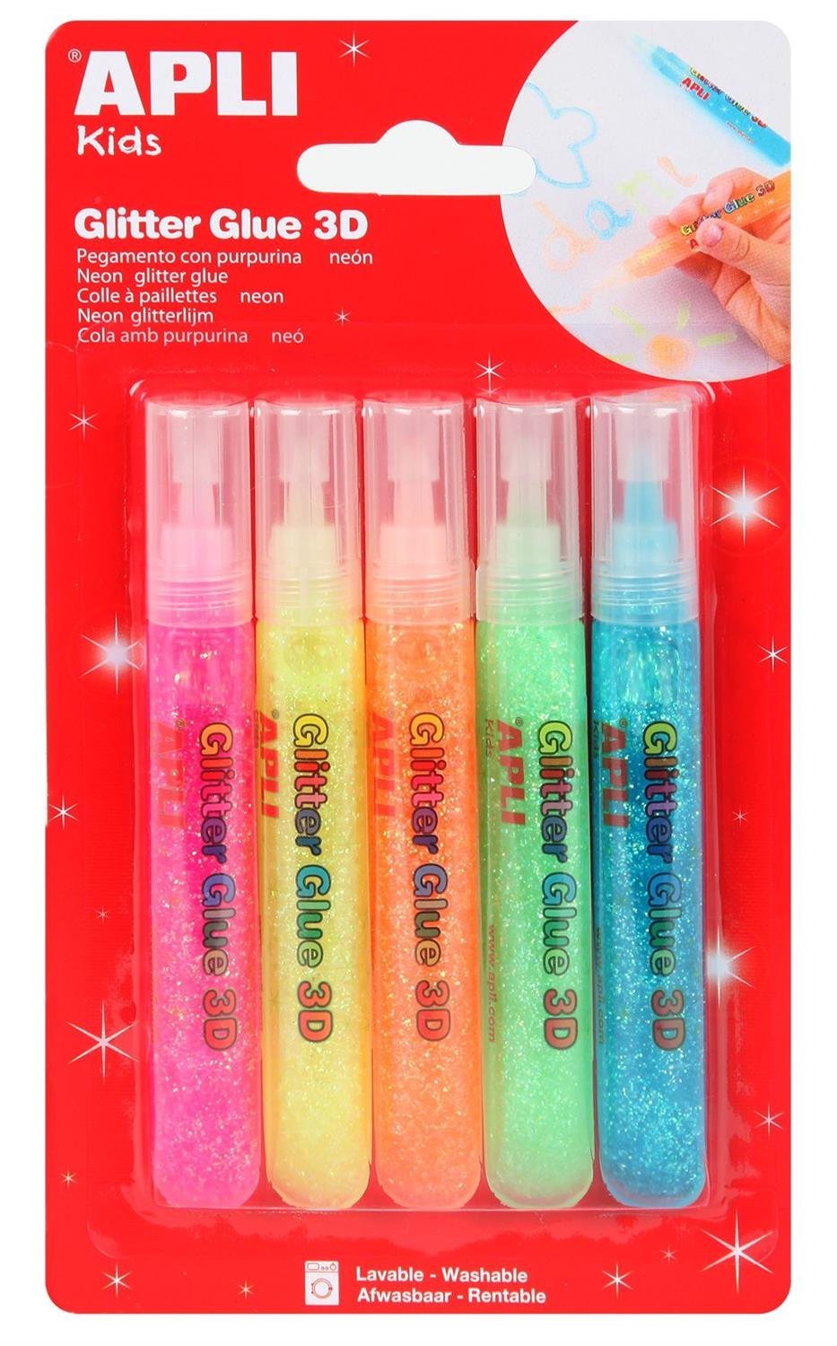 APLI Yapıştırıcı-Aplı 3D Neon 5 Renk