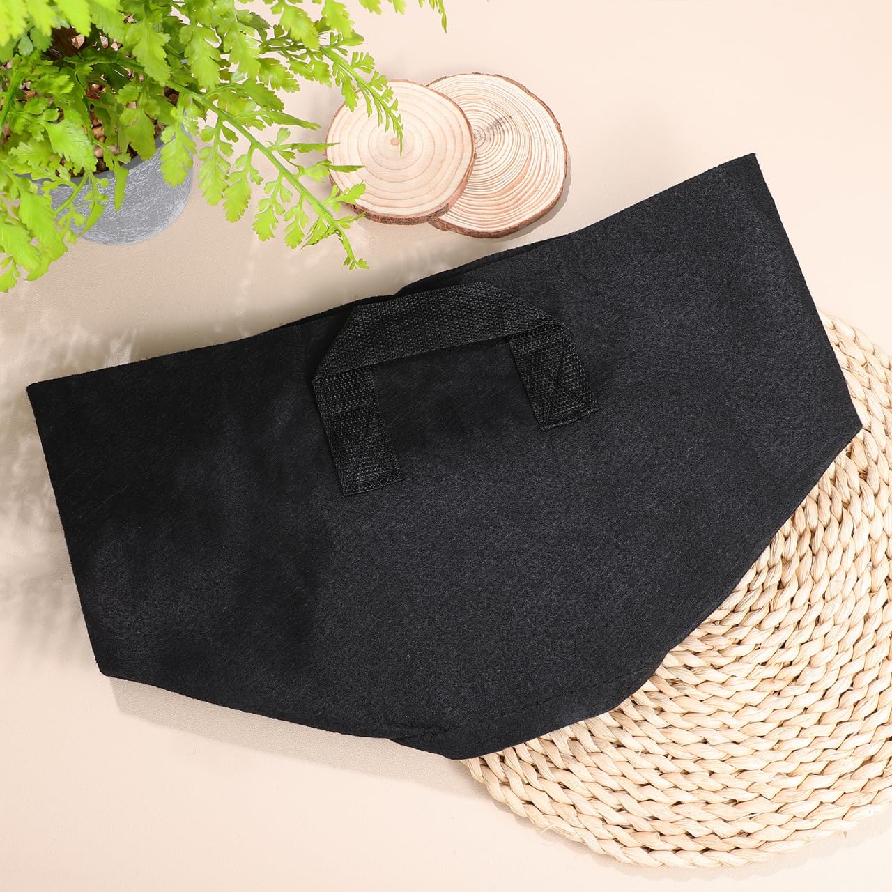 INOOMP 12pièces Sacs De Culture Tissu Non Tissé Épais avec Poignées pour Plantes Pommes De Terre Légumes Intérieur Et Extérieur