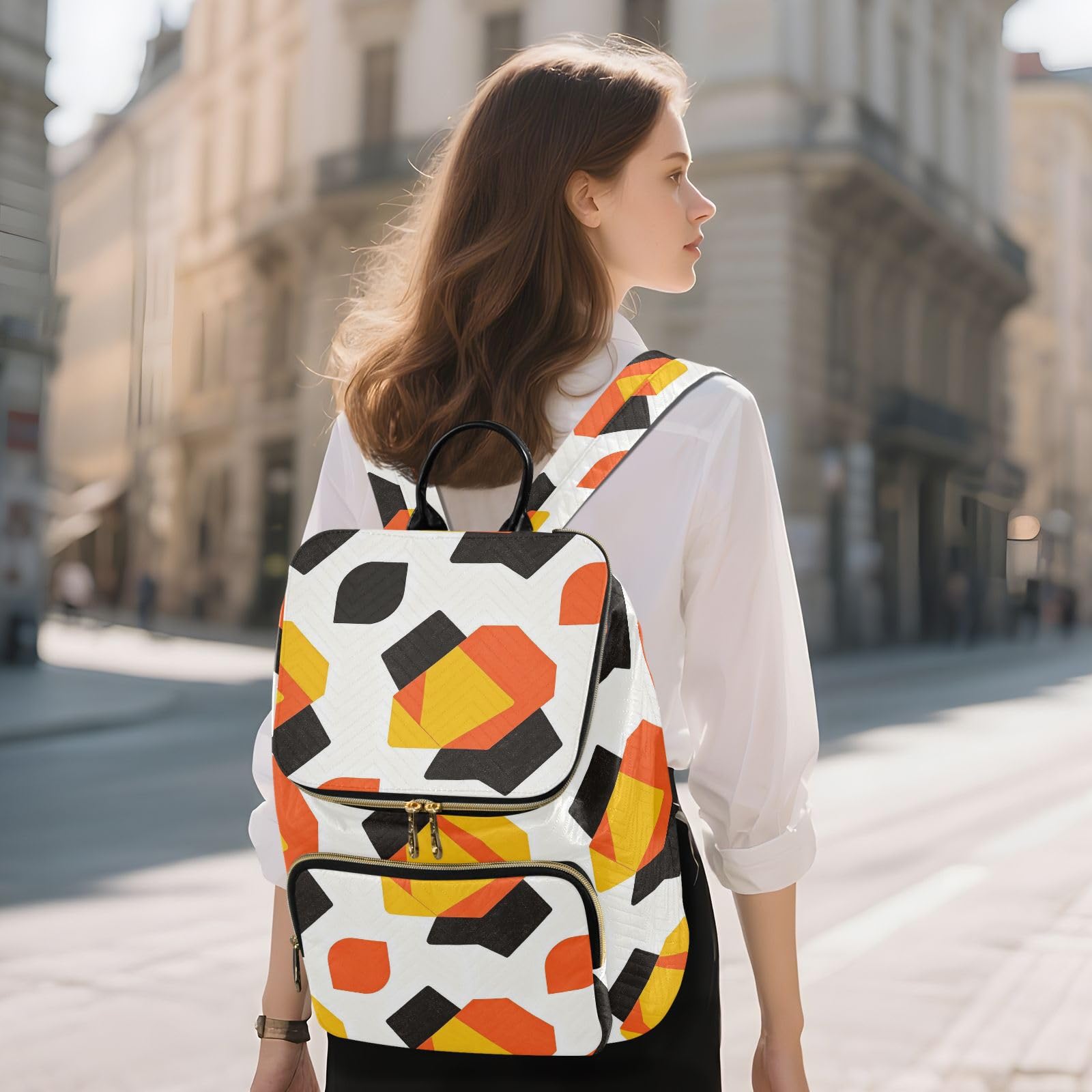 Zaino alla moda da 15 litri da donna, alla moda, robusto, leggero