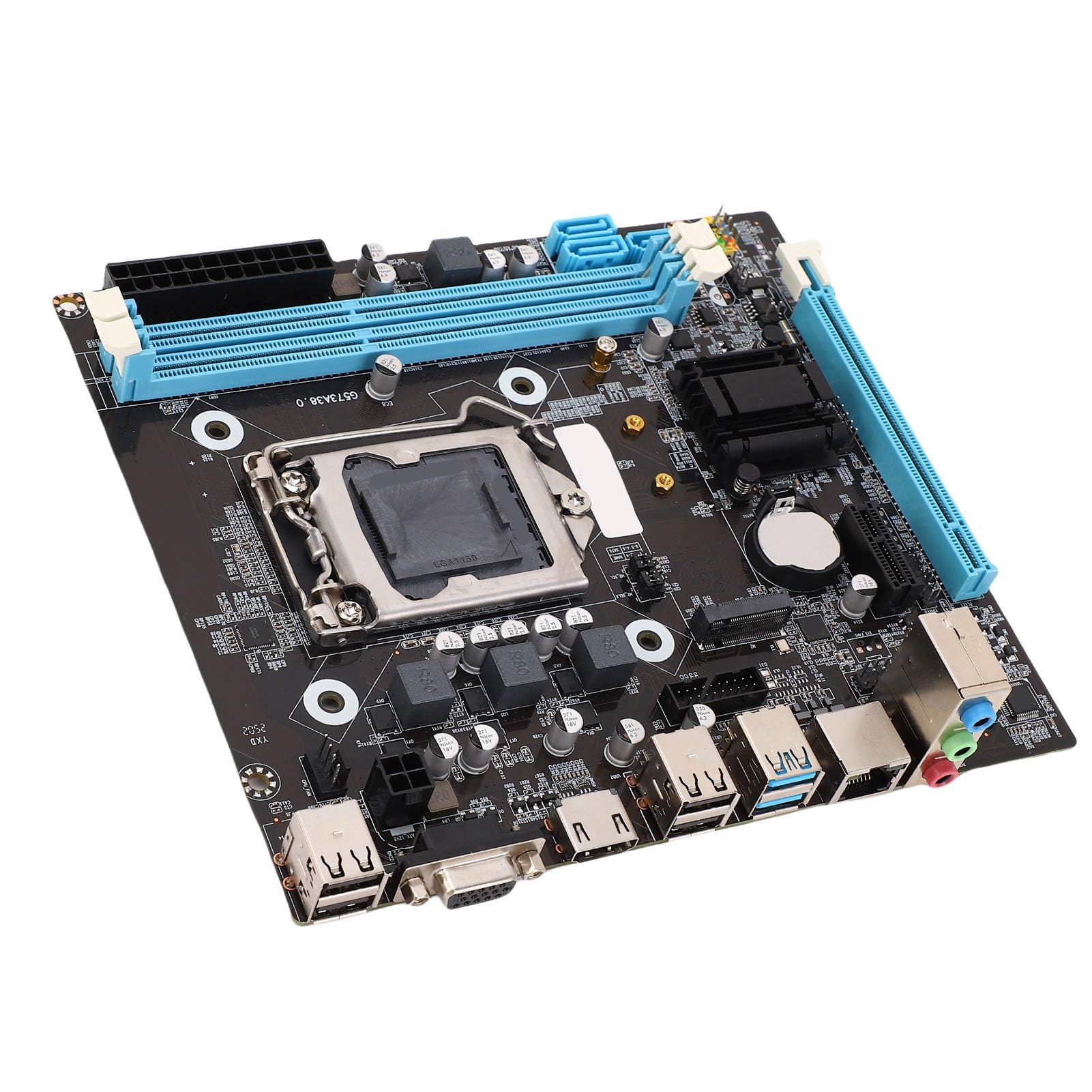 Scheda Madre H81 LGA1150 per Computer Desktop, ATX da Gioco, DDR3 a Doppio Canale, M.2 NVMe, PCIe NGFF SATA 6Gb/s