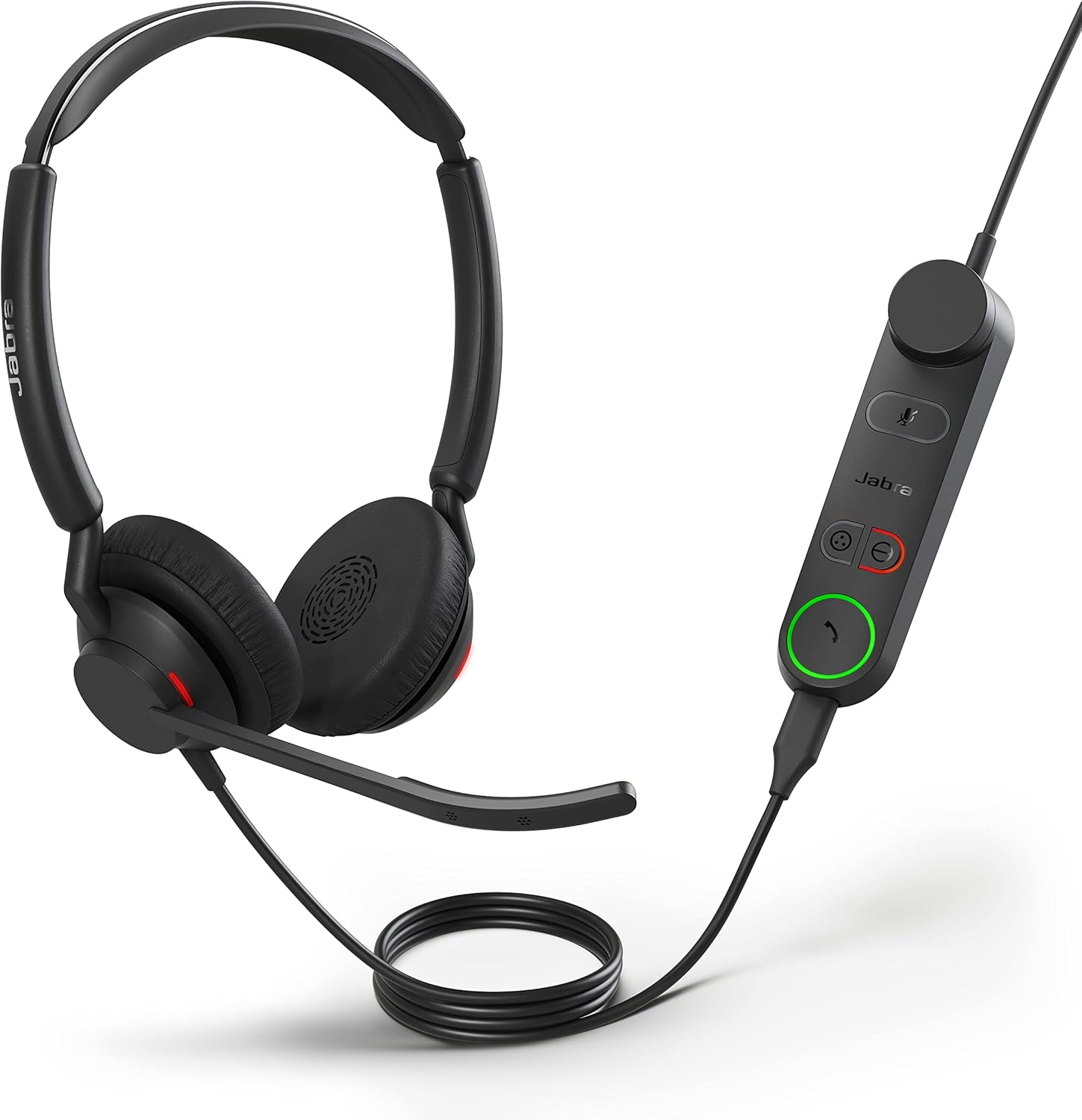 Jabra Engage 50 II Wired Stereo Headset with Link Call Control – Noise-Cancelling 3-Mic Technology, USB-A Cable – Works with All Leading Unified Communications Platforms Such as Zoom & Unify – Black Jabra Engage 50 II Wired Stereo Headset with Link Call Control – Noise-Cancelling 3-Mic Technology, USB-A Cable – Works with All Leading Unified Communications Platforms Such as Zoom & Unify – Black
