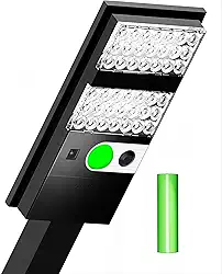 Luminária Solar Refletor Holofote Poste S400 com Sensor e Acendimento Automático | 2 Anos Garantia Oversun