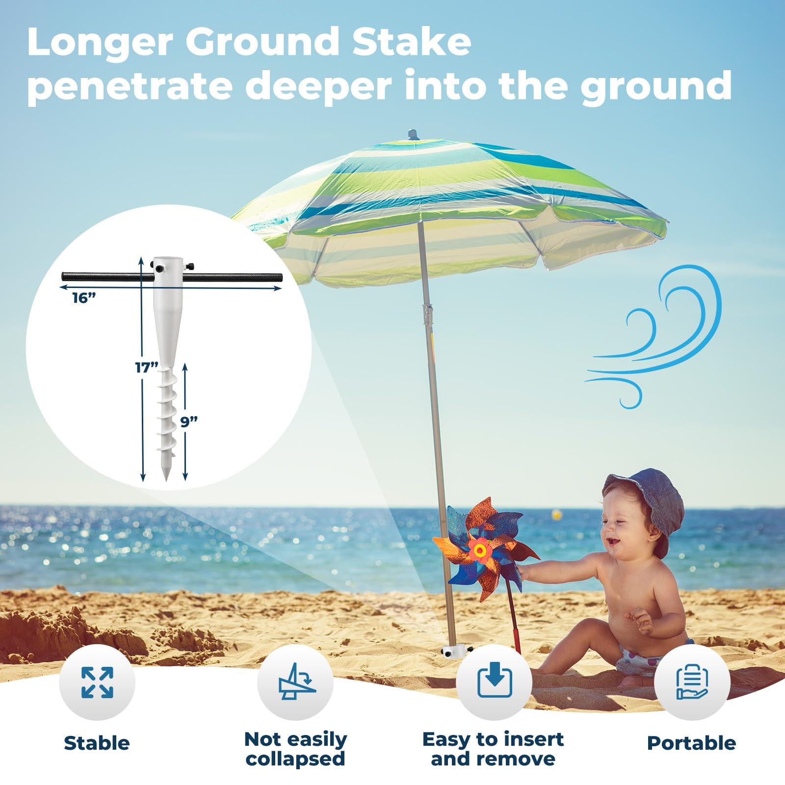 ground stake for patio umbrella 17