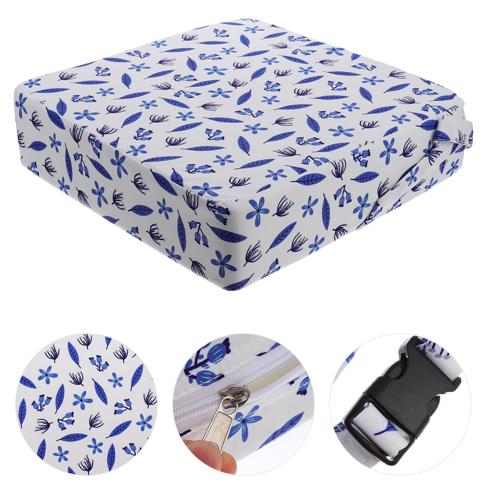 Coussin de Siège Solides Rehausseur Imperméable en Polyester Sangles Réglables et Lavage à Facile pour Chaise Haute Garçon et Filles Filles 1-5 Ans