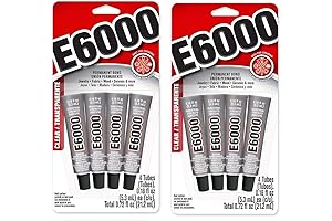 E6000 Craft Adhesive Mini Tubes – The Ultimate 2-Pack for Precision Bonding