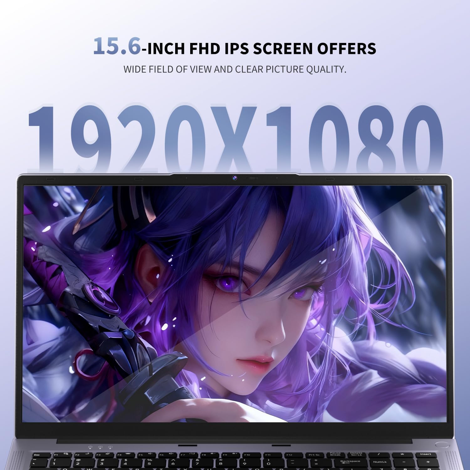 MOONFISH 2026 Gaming Laptop Computer Window 11 Pro, 15.6 Inch Lap Top PC 16GB RAM 1TB SSD, 13th Gen N150 Processor(up to 3.6GHz), Backlit Keyboard, Office 365, Business, Work, Student, School