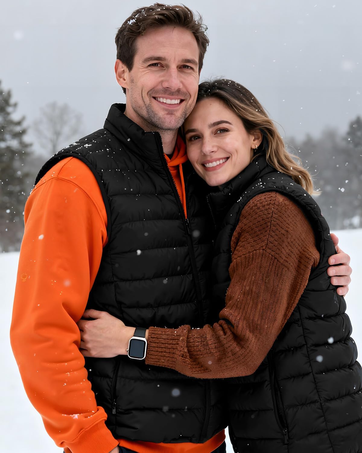 Men's Lightweight Heated Vest, 3 Heating Levels 4 Heating Zones Outdoor Recreation Vests with 10000mAh Battery Pack - Image 2