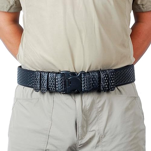 Miniatura 9 de TAFTACFR Cinturón de servicio para la aplicación de la ley Utilidad de seguridad Policía Militar 2.25 "Tactical Patrol Belt Set