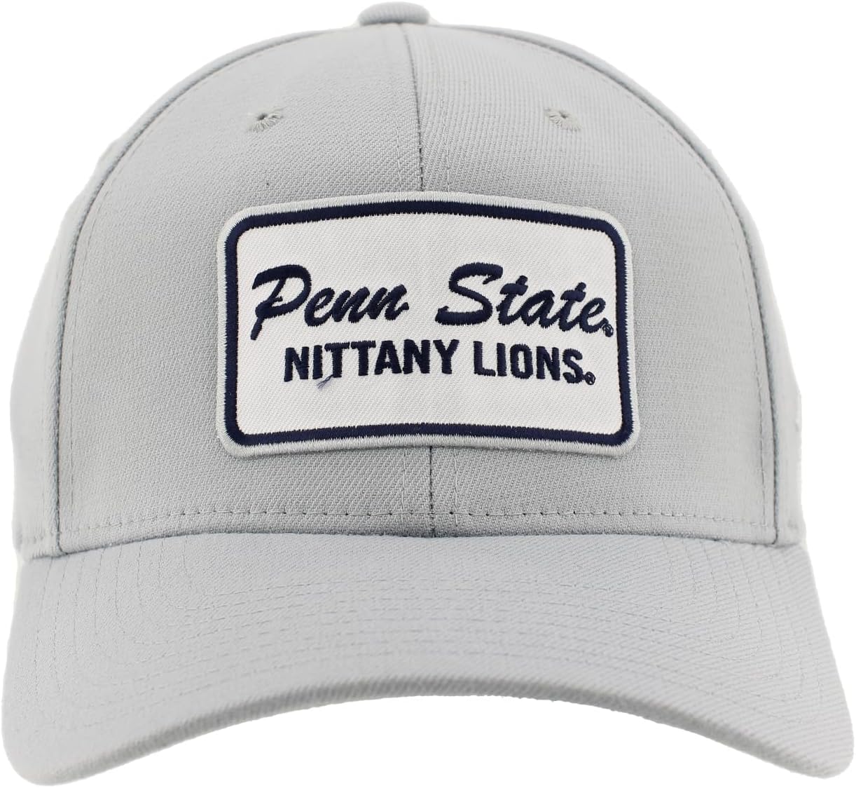 Penn State Nittany Lions NCAA Officially Licensed Fitted Hat ZH Patch Brick Light Gray, Large