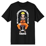 Naruto Shippuden Anime Cartoon Ichiraku Ramen Men's Black Shirt