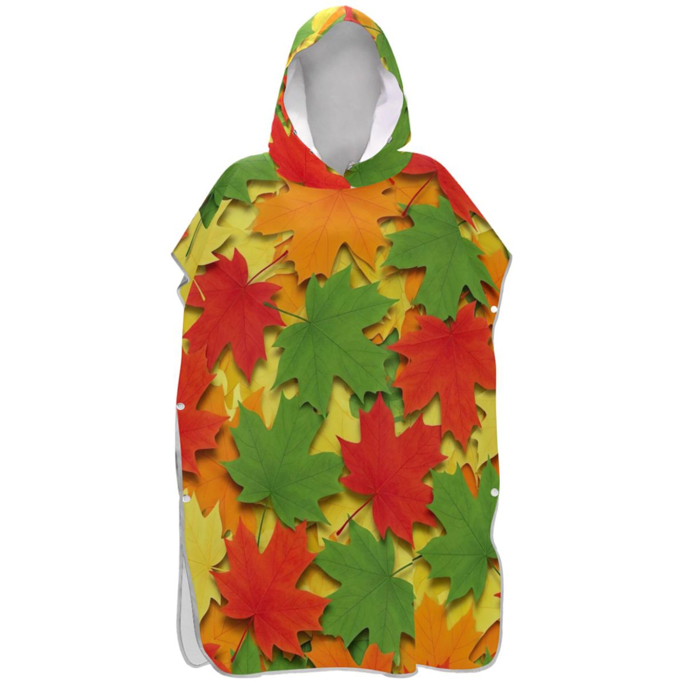 Poncho de surf absorbant taille unique avec grande capuche protectrice anti-froid