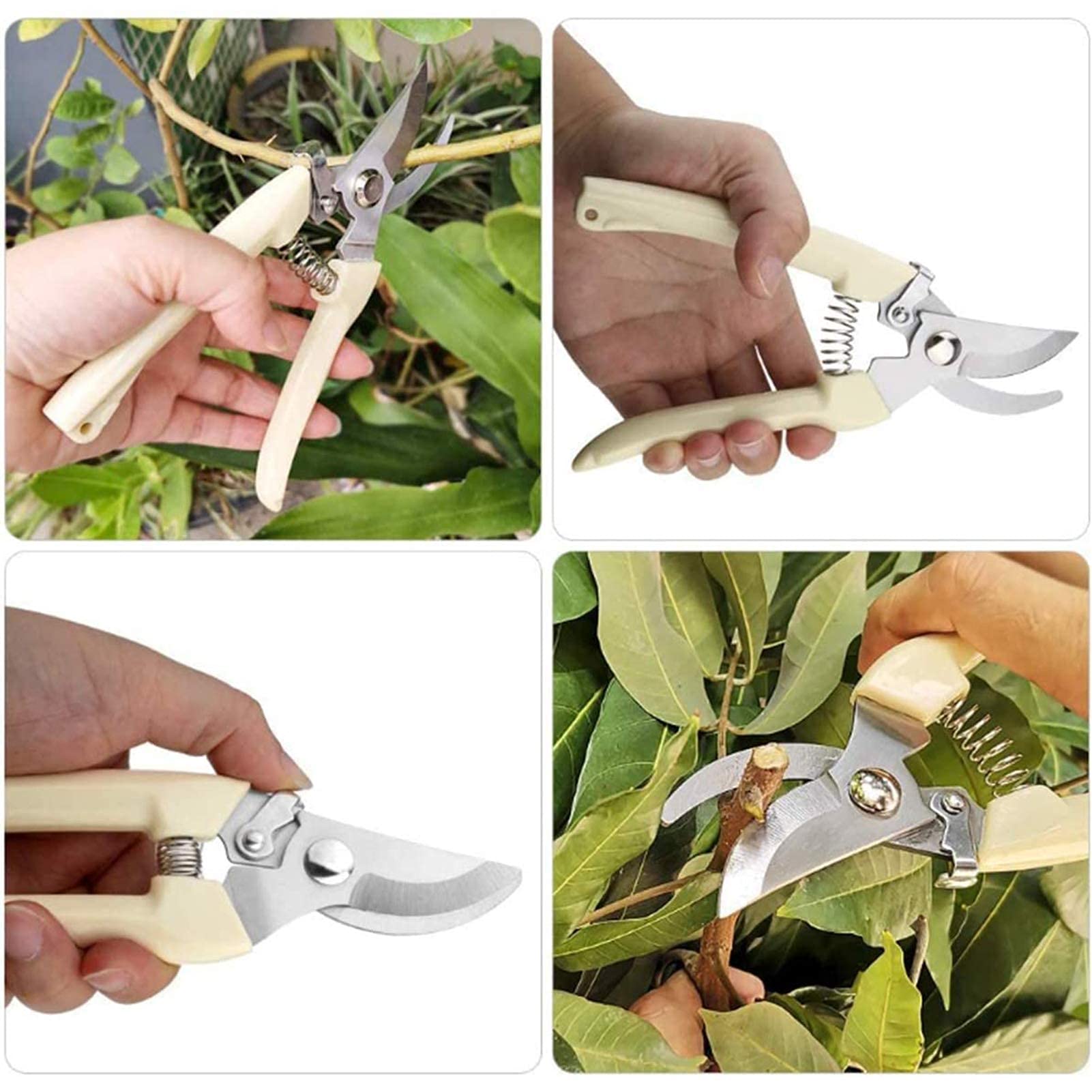Tijeras de podar Tijeras de podar Podadoras de árboles Tijeras de jardín multifunción para Ramas, Flores, Rosas, Frutas, Plantas, bonsáis