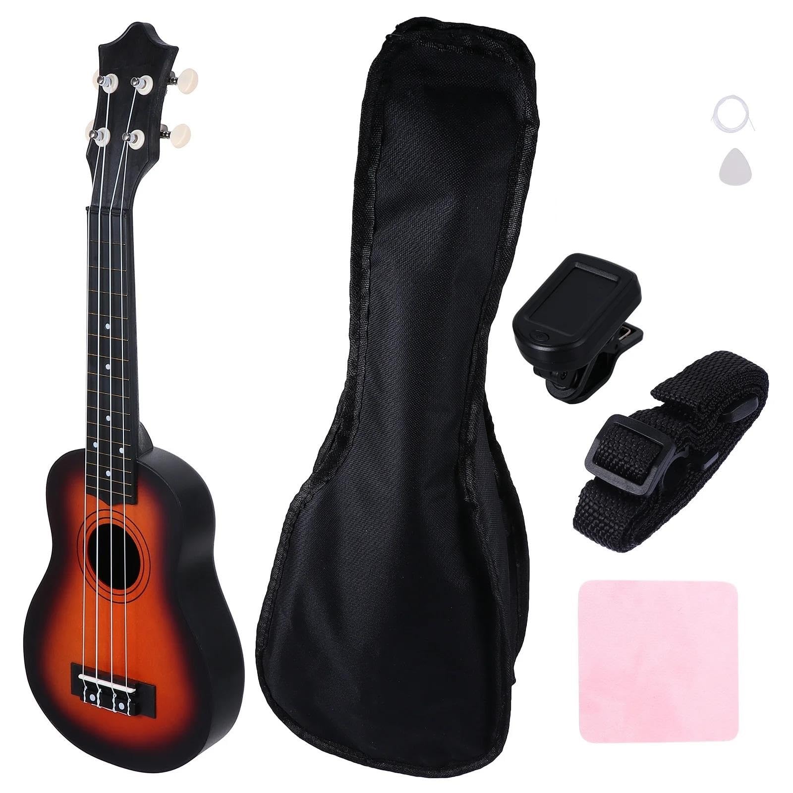 Ukulele Zestaw Ukulele Lipa 12 Cali Lekki Mały Instrument Muzyczny Dla Początkujących Idealny Do Śpiewania