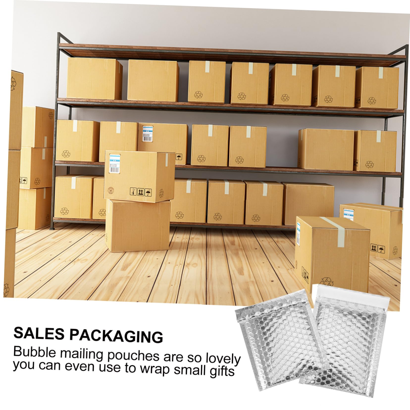 Enveloppes à Bulles Argentées Auto-scellantes Lot de 100