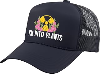 I'm Into Plants Nuclear Engineer Nuclear Engineering Trucker Hat with Adjustable Mesh Back