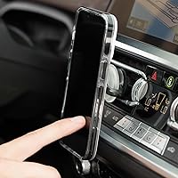 Vista 6 de PopSockets Soporte de teléfono para coche, soporte de teléfono de ventilación de coche - negro