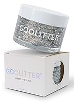 Vista 15 de Gel holográfico con purpurina blanca transparente para rostro, cuerpo y cabello [nube nevada] 2 onzas (2.0 fl oz) Grueso K-Beauty Halloween