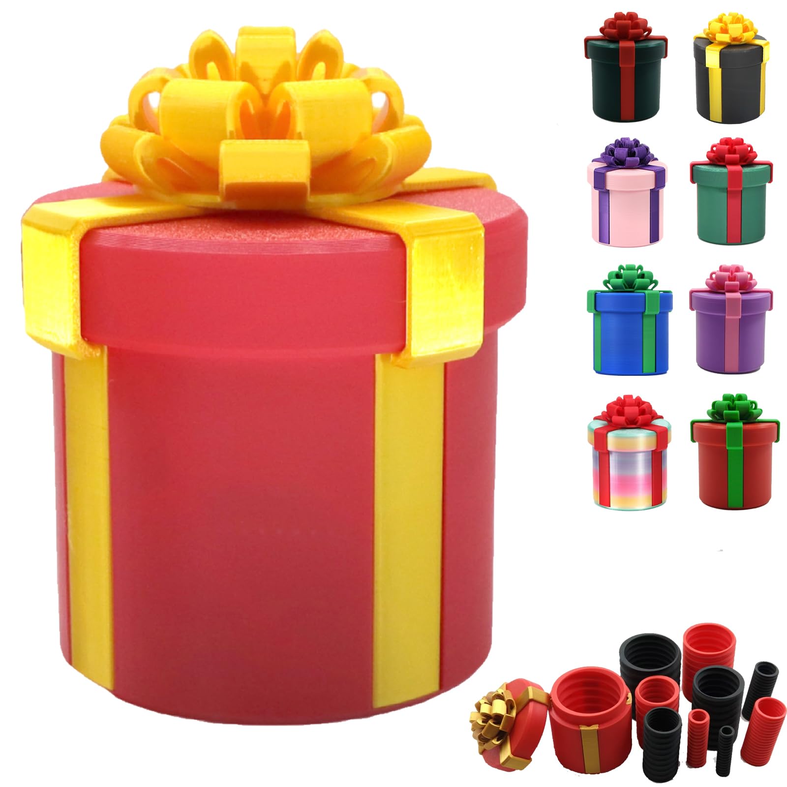 Annoying Nested Screw Gift Box,10-Layer Nested Prank Money Holder，4.7in-A