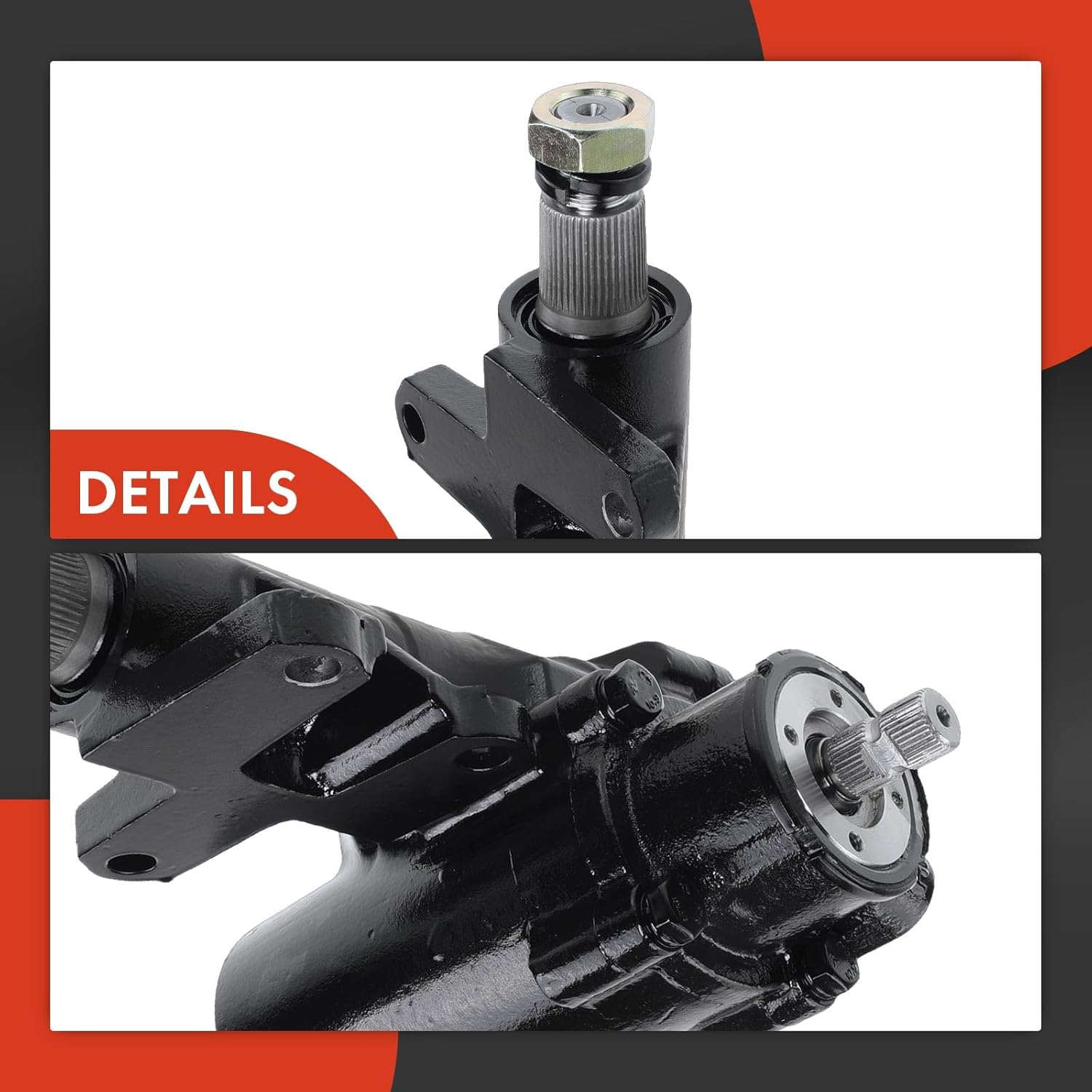 A-Premium - Power Steering Gear box GearBox Compatible with Toyota 4Runner 1986-1989, Pickup 1986-1988, Replace# 4411035080